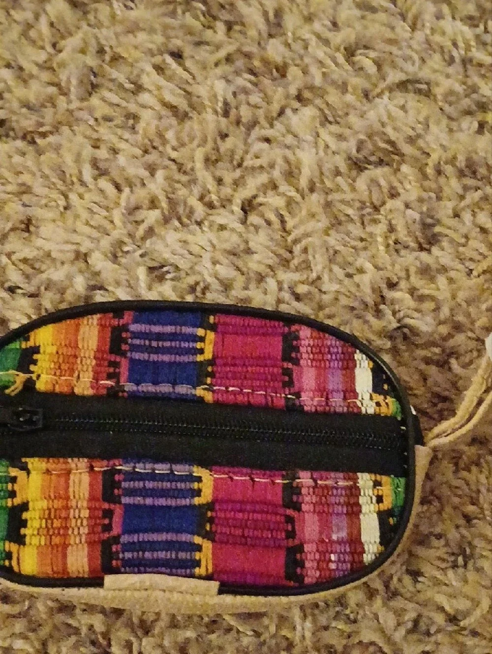 Guatemala Embroidered Zip Pouch - Multicolor